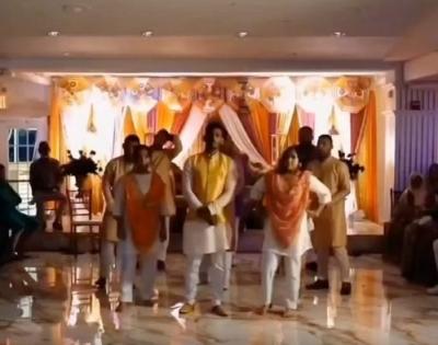 Chris Brown in awe of Indian family dancing to his number in Sangeet ceremony | Chris Brown in awe of Indian family dancing to his number in Sangeet ceremony