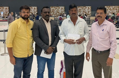 Indian expat stuck in Bahrain returns home | Indian expat stuck in Bahrain returns home