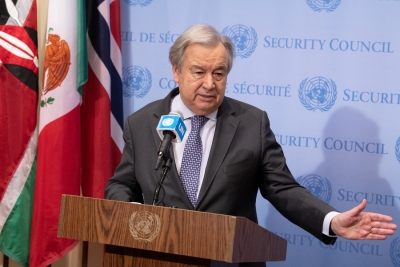 Guterres warns 'sword of Damocles hangs over global economy' | Guterres warns 'sword of Damocles hangs over global economy'