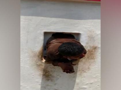 Thief gets stuck in hole he drilled to escape after looting temple in Andhra, held | Thief gets stuck in hole he drilled to escape after looting temple in Andhra, held