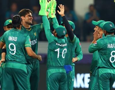 T20 World Cup: Pakistan outclass Namibia by 45 runs, reach semis | T20 World Cup: Pakistan outclass Namibia by 45 runs, reach semis