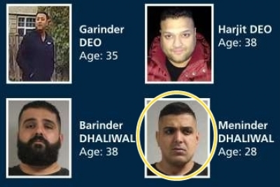 2 Indian-origin men charged in gang-linked killings in Canada | 2 Indian-origin men charged in gang-linked killings in Canada
