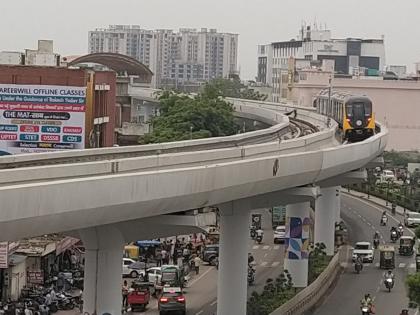 Agra: Metro movement for first time on mainline successful | Agra: Metro movement for first time on mainline successful Agra: Metro movement for first time on mainline successful | Agra: Metro movement for first time on mainline successful