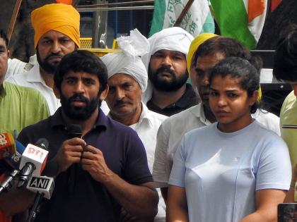 Bajrang, Sakshi request Anurag Thakur to stop Brij Bhushan-loyalist from contesting WFI polls | Bajrang, Sakshi request Anurag Thakur to stop Brij Bhushan-loyalist from contesting WFI polls Bajrang, Sakshi request Anurag Thakur to stop Brij Bhushan-loyalist from contesting WFI polls | Bajrang, Sakshi request Anurag Thakur to stop Brij Bhushan-loyalist from contesting WFI polls