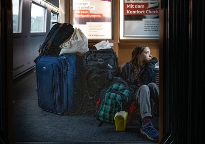 Giant Greta Thunberg portrait unveiled in England | Giant Greta Thunberg portrait unveiled in England Giant Greta Thunberg portrait unveiled in England | Giant Greta Thunberg portrait unveiled in England