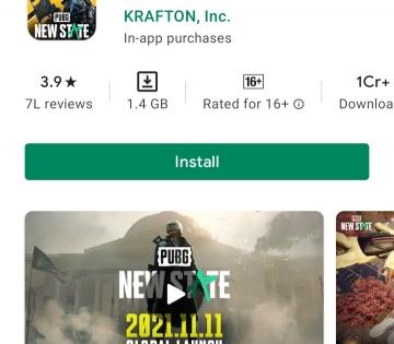 PUBG: New State crosses 1 Cr downloads on Google Play Store | PUBG: New State crosses 1 Cr downloads on Google Play Store