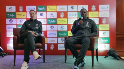 Ex-Liverpool players McAteer, Heskey looking forward to roadshow | Ex-Liverpool players McAteer, Heskey looking forward to roadshow Ex-Liverpool players McAteer, Heskey looking forward to roadshow | Ex-Liverpool players McAteer, Heskey looking forward to roadshow