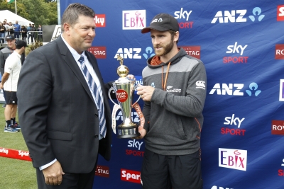 50 more runs would have made things challenging: Williamson | 50 more runs would have made things challenging: Williamson