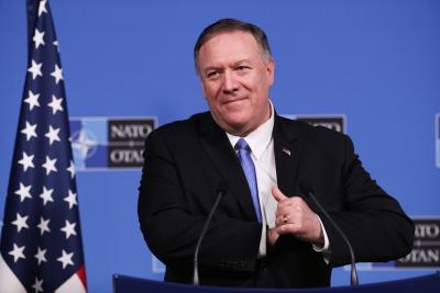 Pompeo flies to UK for talks amid US Huawei concern | Pompeo flies to UK for talks amid US Huawei concern