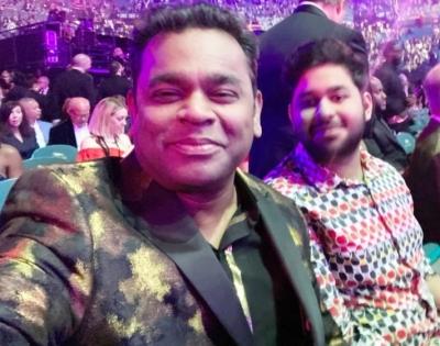 AR Rahman attends Grammys with son AR Ameen | AR Rahman attends Grammys with son AR Ameen
