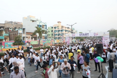 Hundreds of women participate in 'Embrace Equity' run in Hyderabad | Hundreds of women participate in 'Embrace Equity' run in Hyderabad