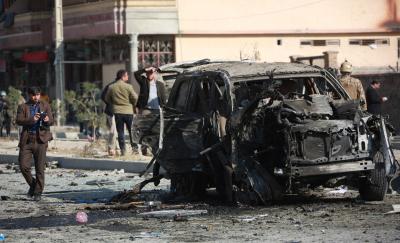 Police officer dead, 6 wounded in Kabul bombings | Police officer dead, 6 wounded in Kabul bombings