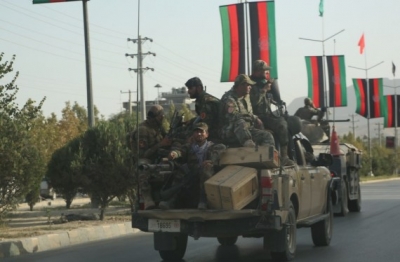 Protests across Afghanistan holding national flag | Protests across Afghanistan holding national flag