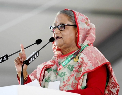 Vote for Awami League to continue development efforts: B'desh PM | Vote for Awami League to continue development efforts: B'desh PM