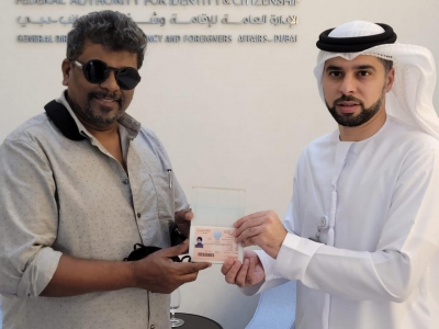 National Award-winning Tamil director gets UAE Golden Visa | National Award-winning Tamil director gets UAE Golden Visa