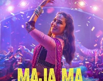 Madhuri sets the stage on fire with killer moves on 'Maja Ma' trailer launch | Madhuri sets the stage on fire with killer moves on 'Maja Ma' trailer launch