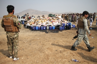 Afghan police dismantle three drug labs, arrest 13 suspected smugglers | Afghan police dismantle three drug labs, arrest 13 suspected smugglers