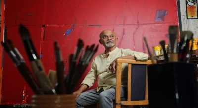 I don't see and paint but paint and see: Artist Prabhakar Kolte | I don't see and paint but paint and see: Artist Prabhakar Kolte