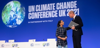 Prince William, Indian girl take centre stage at COP26 | Prince William, Indian girl take centre stage at COP26