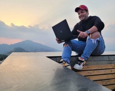 Varun Sharma posts 'work from home' images from scenic hillside locale | Varun Sharma posts 'work from home' images from scenic hillside locale