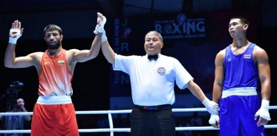 Asian Elite Boxing: Sumit punches his way into semis; Lovlina, Parveen among seven Indian women to battle in Last-4 | Asian Elite Boxing: Sumit punches his way into semis; Lovlina, Parveen among seven Indian women to battle in Last-4