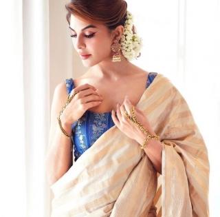 Post release of 'RaRaRakkamma' number from 'Vikrant Rona', Jacqueline dazzles in South look | Post release of 'RaRaRakkamma' number from 'Vikrant Rona', Jacqueline dazzles in South look