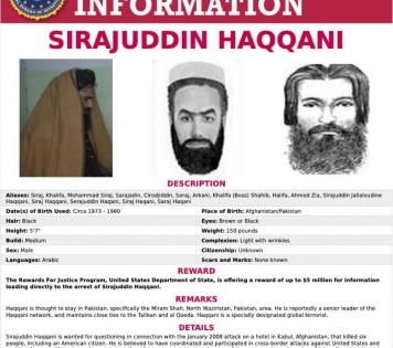 'Armed and Dangerous': New Afghan Interior Minister Haqqani bears $5mn US bounty | 'Armed and Dangerous': New Afghan Interior Minister Haqqani bears $5mn US bounty