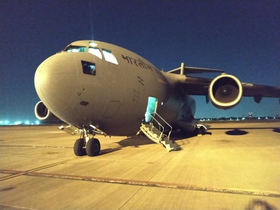 India sends C-17 Globemaster to Iran to bring back Indians (2nd Lead) | India sends C-17 Globemaster to Iran to bring back Indians (2nd Lead) India sends C-17 Globemaster to Iran to bring back Indians (2nd Lead) | India sends C-17 Globemaster to Iran to bring back Indians (2nd Lead)