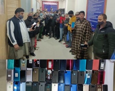 Kashmir Cyber Police recovers smartphones worth lakhs | Kashmir Cyber Police recovers smartphones worth lakhs