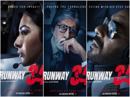 Big B, Ajay Devgn, Rakul Preet's 'MayDay' now titled 'Runway 34'; first looks, release date revealed | Big B, Ajay Devgn, Rakul Preet's 'MayDay' now titled 'Runway 34'; first looks, release date revealed
