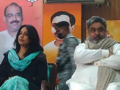 Punjab polls: Dev D star Mahie Gill, actor Hobby Dhaliwal join BJP | Punjab polls: Dev D star Mahie Gill, actor Hobby Dhaliwal join BJP
