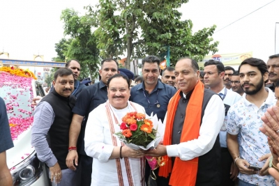 Thakur ensures Himachal emerges as frontrunner in development: Nadda | Thakur ensures Himachal emerges as frontrunner in development: Nadda Thakur ensures Himachal emerges as frontrunner in development: Nadda | Thakur ensures Himachal emerges as frontrunner in development: Nadda