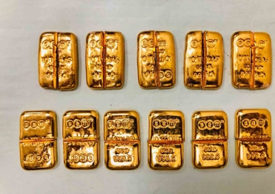 Customs seize 3.125 kg of gold worth Rs 1.33 cr at Chennai airport | Customs seize 3.125 kg of gold worth Rs 1.33 cr at Chennai airport