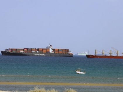Egyptian authority refloats stranded HK-flagged ship in Suez Canal | Egyptian authority refloats stranded HK-flagged ship in Suez Canal