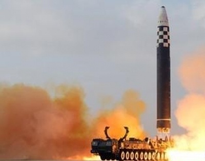 N.Korea fires 2 medium-range ballistic missiles into East Sea: S.Korea military | N.Korea fires 2 medium-range ballistic missiles into East Sea: S.Korea military