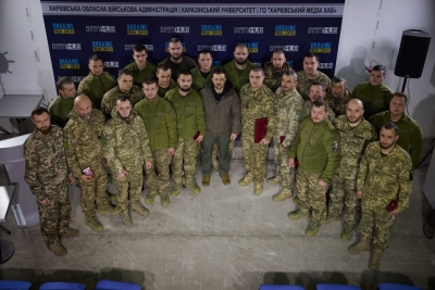 Zelensky visits troops in Donetsk, presents state awards | Zelensky visits troops in Donetsk, presents state awards