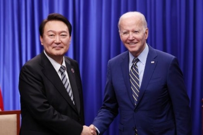 Yoon, Biden vow to respond with overwhelming force if N.Korea uses nuclear weapons | Yoon, Biden vow to respond with overwhelming force if N.Korea uses nuclear weapons