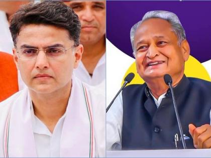 40% people in Rajasthan prefer Gehlot over Pilot to be Congress' CM face | 40% people in Rajasthan prefer Gehlot over Pilot to be Congress' CM face 40% people in Rajasthan prefer Gehlot over Pilot to be Congress' CM face | 40% people in Rajasthan prefer Gehlot over Pilot to be Congress' CM face