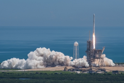 NASA and SpaceX blast off to space station | NASA and SpaceX blast off to space station