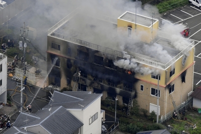 3 dead in Japan building fire, arson suspected | 3 dead in Japan building fire, arson suspected