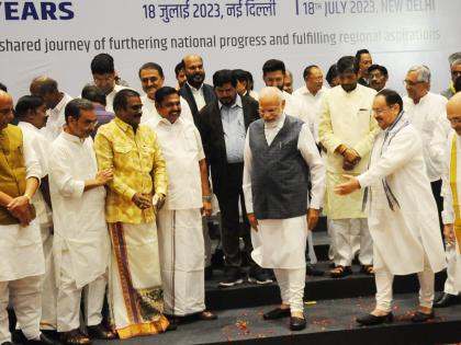 NDA allies adopt resolution to contest 2024 LS polls under PM Modi's leadership | NDA allies adopt resolution to contest 2024 LS polls under PM Modi's leadership NDA allies adopt resolution to contest 2024 LS polls under PM Modi's leadership | NDA allies adopt resolution to contest 2024 LS polls under PM Modi's leadership