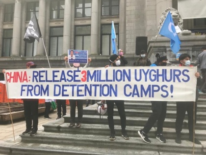 Hundreds march in Vancouver to protest against China over atrocities against Uyghurs | Hundreds march in Vancouver to protest against China over atrocities against Uyghurs