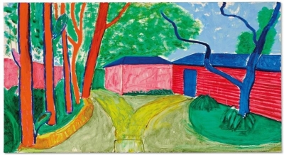 David Hockney's Guest House Garden will be offered at auction for the first time | David Hockney's Guest House Garden will be offered at auction for the first time