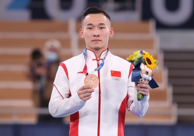 Xiao takes 3rd medal on Day 1 of individual gymnastics | Xiao takes 3rd medal on Day 1 of individual gymnastics