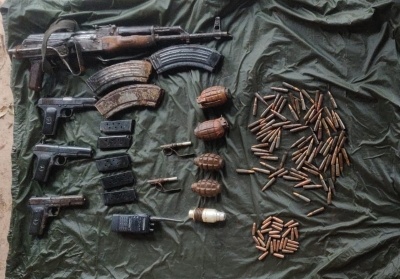 Terror hideout busted, ammunition recovered in J&K | Terror hideout busted, ammunition recovered in J&K