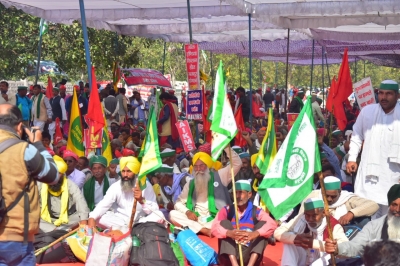 Kisan Maha Panchayat firm on demands, protests to continue | Kisan Maha Panchayat firm on demands, protests to continue Kisan Maha Panchayat firm on demands, protests to continue | Kisan Maha Panchayat firm on demands, protests to continue