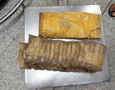 Tanzanian held with 3 kg heroin at Hyderabad Airport | Tanzanian held with 3 kg heroin at Hyderabad Airport