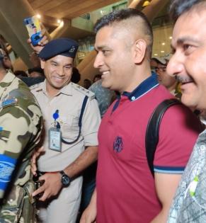 Just start the whistles, says CSK as Dhoni arrives in Chennai | Just start the whistles, says CSK as Dhoni arrives in Chennai