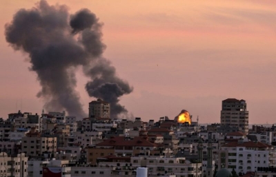 Israel launches airstrikes on Gaza in response to rocket firing | Israel launches airstrikes on Gaza in response to rocket firing