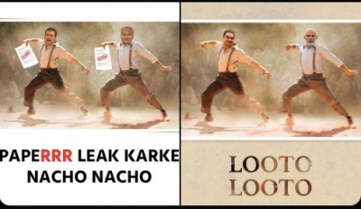 Poster war: Rajasthan Cong, BJP attack each other with 'Naatu rhyme' | Poster war: Rajasthan Cong, BJP attack each other with 'Naatu rhyme'